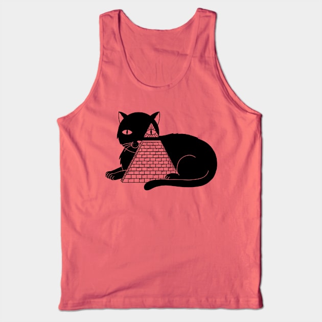 cat illuminati Tank Top by coffeeman